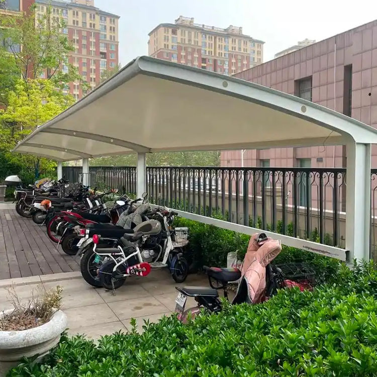 虎林市膜结构电动车棚